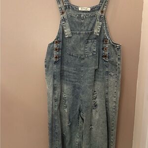 Three Bird Nest Light Blue Washed Denim Top